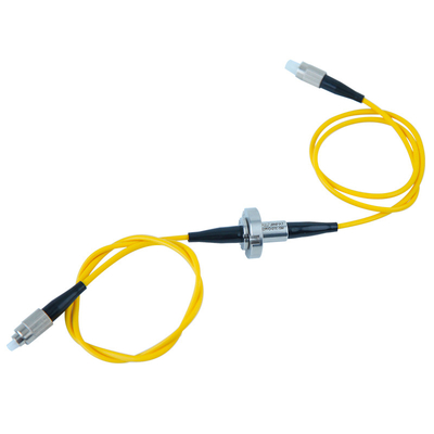 Compact Hybrid Slip Ring Fiber Optic Rotary Joint Video Surveillance Transmitting