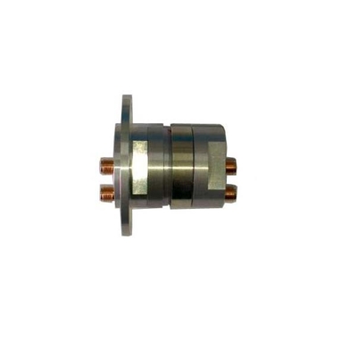 Funkkoakzielle Rotationsgemeinschaft Doppelkanal-Rutschringe IP60 mit kompakten Signal-Rutschringen Geschwindigkeiten bis zu 30 Rpm