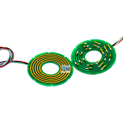 5 Schaltkreise Pancake Slip Ring mit 360° Drehung und 24VAC/DC Spannungsbewertung für eine zuverlässige elektrische Übertragung