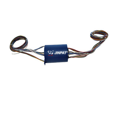 24-Leiter-Schleifring 500VAC/DC Durchgangsbohrung mit IP54-Schutz für analoge und digitale Signalübertragung